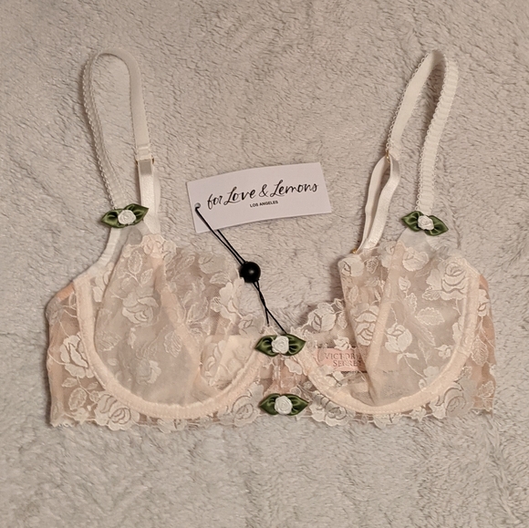 For Love and Lemons Sweatheart Lace Bra - Picture 4 of 6